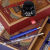 日本PILOT百乐钢笔礼盒78G+钢笔套装成人商务签字笔练字笔墨水笔 蓝色-墨水复古礼盒 M尖
