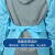 安美尚（ams）一次性CPE袍加厚防护服围裙淡蓝色 定做 200件/箱