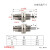 小型微型迷你作用气缸针型气动螺纹笔型CJPB6/CDJP2B10/CJ1B4 CJ1B4-15(星辰品牌)