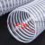 晶锦PVC风管透明钢丝软管木工雕刻机工业吸尘管伸缩波纹管塑料排风管 内径160mm(10米)厚0.9mm