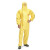 杜邦(DU PONT)Tychem2000 C级带帽连体防护服工业透气耐化学耐腐蚀酸碱隔离衣 黄色 M