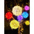 定制适用挂树藤球灯户外防水led灯串街道亮化创意满天星圆球铜线装饰彩灯 藤球灯 紫色30厘米 紫光X