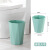 垃圾桶创意简约卧室厨房大开口塑料收纳桶卫生间厕所大号纸篓 小号黄色