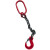 京棣工品 起重吊链 钢铁链 吊索行车吊车吊链 单位：个 6吨2米4钩 