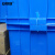 安赛瑞 塑料封条 一次性塑料铅封 物流防盗施封锁 货柜安全封条 蓝色 全长28cm（100根装）23486