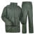 适用于保安加有新式网徒步绿雨衣制式分体户外绿橄榄绿雨衣抢险执 加有网新式绿雨衣 XL