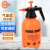 金固牢 喷壶 气压式喷雾瓶 塑胶洒水壶 喷水壶清洁工具 橙红2L KBT-97
