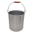 直型铝桶加厚中石油消防桶圆桶加油站专用铝油桶铝水桶 锥型带盖铝桶15L