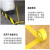 板胶带PVC黑黄斑马线警戒隔离地标贴地面标识划线无尘车间贴地板 黄色 宽50mm*长30m