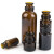 海斯迪克 HKC-259 玻璃试剂瓶 茶色喇叭口样品瓶分装瓶 盖子颜色随机 10ml 
