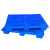 兰诗 TP-111 塑料托盘 叉车板仓库垫板防潮板胶栈板货物地堆货架地台垫仓板卡板 新料1米*0.8米特厚