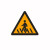 中环力安【人形横道70三角厚度1.2mm】三角道路警示牌左右急弯村庄慢让三叉路指示牌反光