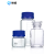 GL80大口试剂瓶实验室玻璃仪器蓝盖瓶试剂瓶250/500/1000ml高硼硅玻璃广口瓶圆大口瓶 2000ml(肖特广口)