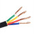 珠江电缆国标铜芯软电缆rvv护套线电线RVV5X35平方 一米价