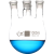 四口圆底烧瓶100/250/1000/2000/3000ml高硼硅耐高温玻璃反应瓶 斜四口2000ml/29*24*24*24