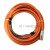 鹿色现货S210伺服电机动力电缆6FX5/8002-8QN08-1BA0电源电缆线 橙 5002PVC3M