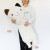 nakajima日本代购Yamani正版超长旅行猫男朋友陪睡觉猫咪玩偶公仔长抱枕 米色-高105cm