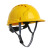 LIEVE安全帽工地男ABS建筑工地加厚施工电工透气盔国标领导监理定制 橙色