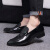 品牌断码2021新款男士休闲鞋韩版英伦商务皮鞋一脚蹬懒人尖头皮鞋 1751红色 39
