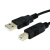 酷比客 USB2.0打印线/USB/AM-BM/黑/5M LCCPUSBAMBMBK-5M