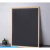 磁性黑板墙贴家用儿童画板挂式写字板磁吸小黑板店铺用留言板磁力木框黑板商用教学可移除展示板挂墙磁吸可擦 木框双面黑板+1.5米支架+送礼包 50x70cm