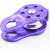 朝佳（CJ）单滑轮救援滑轮攀岩吊装配件单滑轮户外攀岩登山铝合金滑轮 紫色