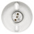 FSL佛山照明 灯座E27球泡螺口通用灯头86型明装LED球泡灯插座小圆形【5个装】