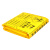 灵龙八方医疗手提垃圾袋黄色诊所塑料袋 55*60cm适用于25L垃圾桶100只