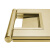 圣极光不锈钢A字牌清洁进行中警示牌卫生间指示牌钛金色可定制G2406