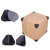 玛仕福 塑料护角100mm(200个) 快递纸箱三面护角 家具包边黑色保护角