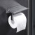 海斯迪克 免打孔304不锈钢纸巾架 卫生间酒店厕所卷纸架 标准款-拉丝