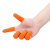 防水防滑防磨打磨抛光雕刻文玩DIY耐磨加厚颗粒设计经久耐用手指保护套护指套乳胶手指套 乳胶手指套(M号)50个