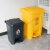 垃圾桶  脚踏式垃圾桶带盖废物厨房卫生间大号商用脚踩垃圾桶MSY 30升灰加厚