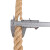 金诗洛 KSL242 麻绳 捆绑绳 打包绳 手工编织绳子 长度可定制 40mm*50m