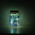 加达斯太阳能LED裂纹灯玻璃罐装饰灯花园户外防水草坪灯梅森瓶灯 梅森蓝色瓶暖 (暖光)