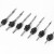 7PC木螺钉钻/沉孔钻/沉头锪钻/7件套/木工钻头/锥孔钻 7件套木螺钉钻带木盒