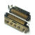 连接器SCSI母头VHDCI68本多V68母座弯插VHDCI母头V.68焊板子 国产镀镍针脚送螺丝柱