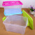 大号乐高桶 塑料透明生活杂物收纳箱 创意玩具有盖储物箱 绿色 小号