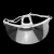 冰禹 BYC-41 透明防雾口罩 酒店餐饮口罩 食堂饭店厨师透明口罩 10个