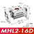 英拜 阔型手指气缸带磁双作用加长行程缸径   MHL2-16D