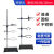 德威狮铁架台实验室架子台杆化学实验器材滴定台固定支架十字夹不锈钢大 国标一杆一座高80cm