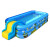 元气灵力加厚儿童游泳池家用充气小孩泳池垫婴儿宝宝大型游泳桶滑梯 18米3层标准套餐一键自动充气