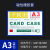 伏兴 磁性文件套卡K士硬胶套 PVC证件卡套定制文件保护套白板展示磁卡磁胶套 A5横版强磁 默认蓝色 20只