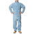 牛皮电焊工作服焊工焊接防烫保护衣工作服电焊工皮衣 蓝色混搭上衣 L