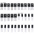 直插三极管 晶体管 PNP NPN TO-92 TO-92L TO-126 TO-220混装套件 （16）18种三极管900个A1015~2N555