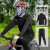卡梵霖（KAFANLIN）运动套装男速干骑行衣服春秋健身跑步紧身训练篮球体育自行车装备 黑色套装 L
