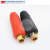 欧式快速插头电焊机配件电缆接头DKJ10-25/35-50-70-95红色连接头 DKJ70-95红色插头