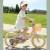 洛欧辰儿童自行车3-6-12岁宝宝单车男孩女孩脚踏车中小学单车小孩子车车 奶油粉 -静音轮 -礼包 12寸(建议身高75-105cm)