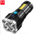谋福（CNMF）强光手电筒cob侧灯多功能户外led便携USB充电夜钓手电筒