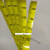 液位标尺贴自粘水位测量贴纸透明罐体防水刻度尺1米线不干胶标签 黄色 8x100cm
